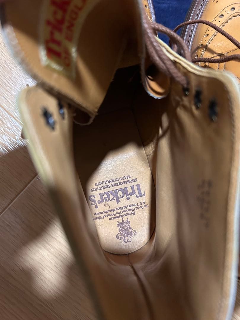 未使用　トリッカーズ　カントリーブーツ　エイコンアンティーク　7