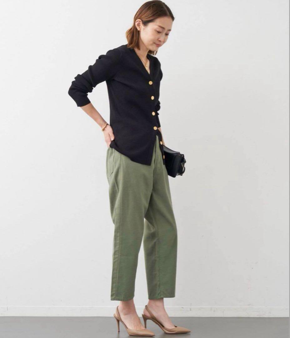 美品MADISON BLUE マディソンブルー　サルエルパンツL.oz BS