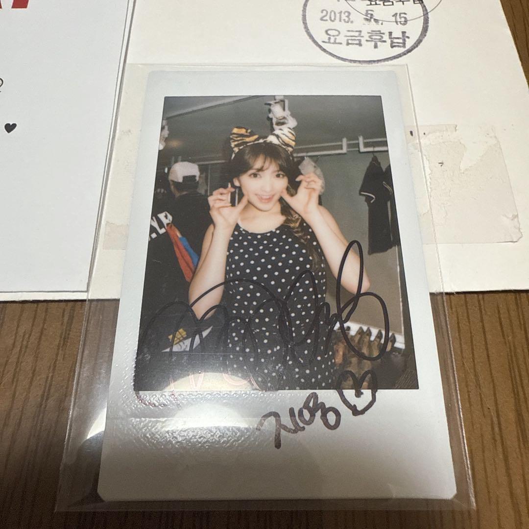 KARA ジヨン 知英 サイン入りチェキ