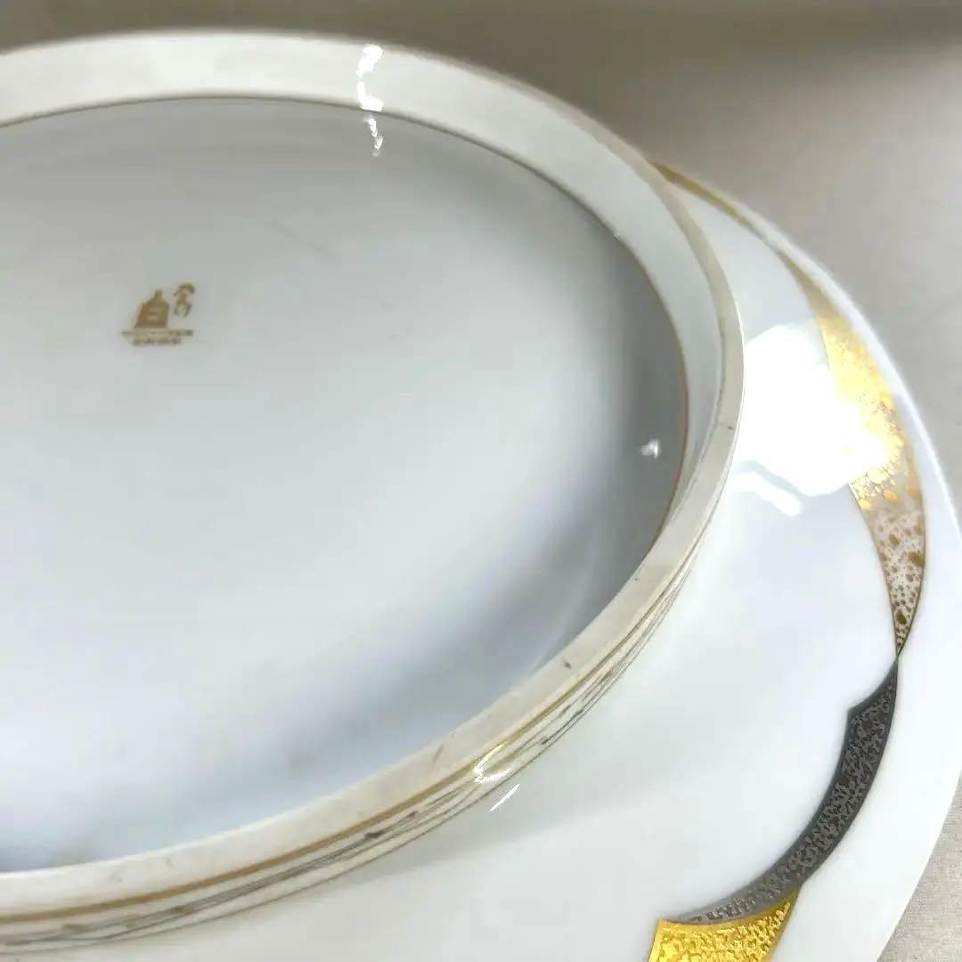 乃りたけ　ダイヤモンドコレクション　金閣銀閣　大皿　直径36㎝ノリタケ　プレート