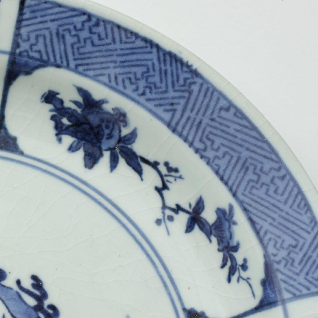 伊万里　古伊万里　江戸　中期　龍　型紙摺り