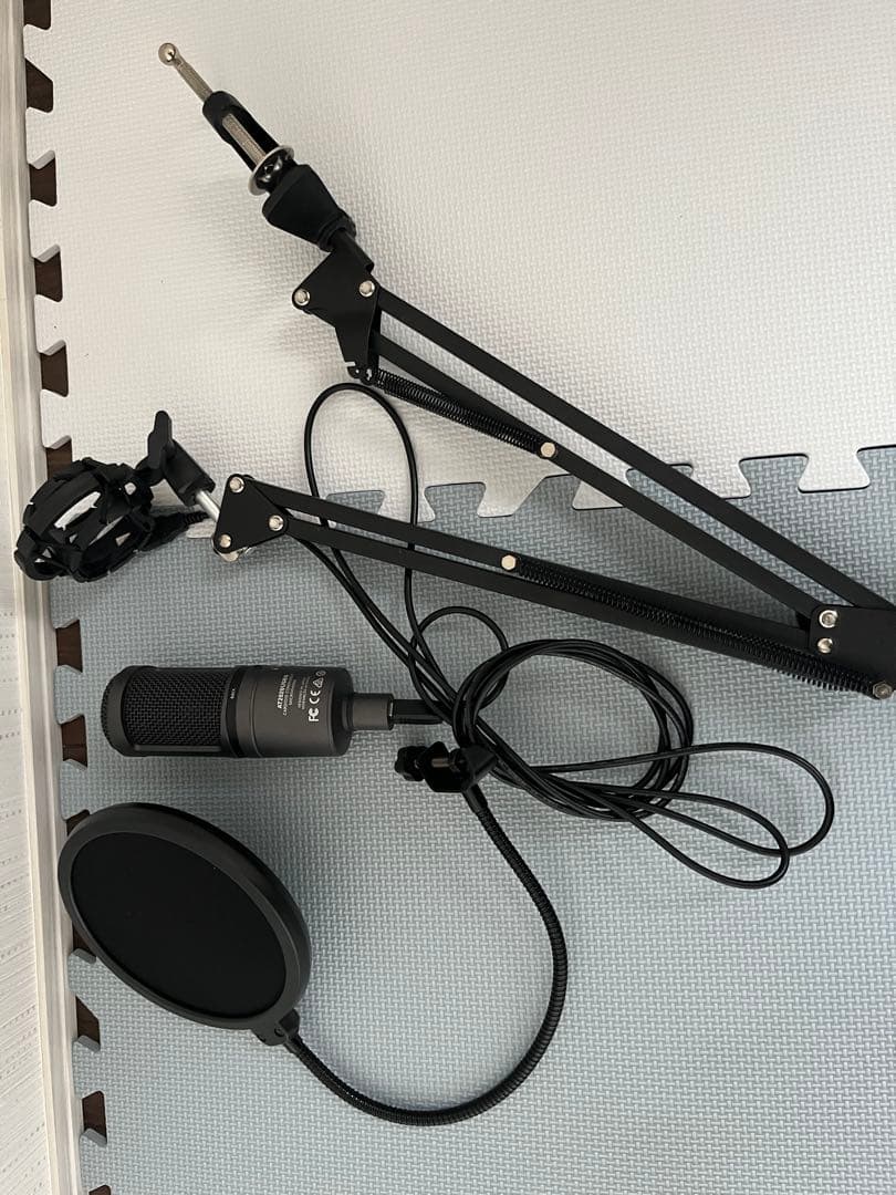 Audio-Technica AT2020USB+ マイク ＋ マイクアーム