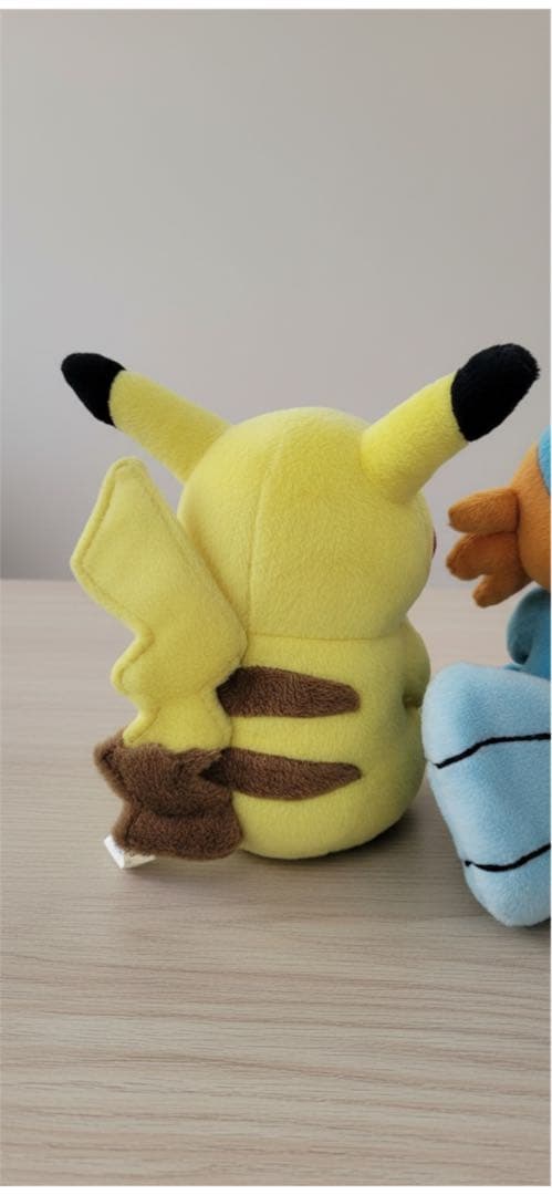 △ポケモン　ポケモンセンター とりかえっこぬいぐるみ　ピカチュウ＆ミズゴロウ