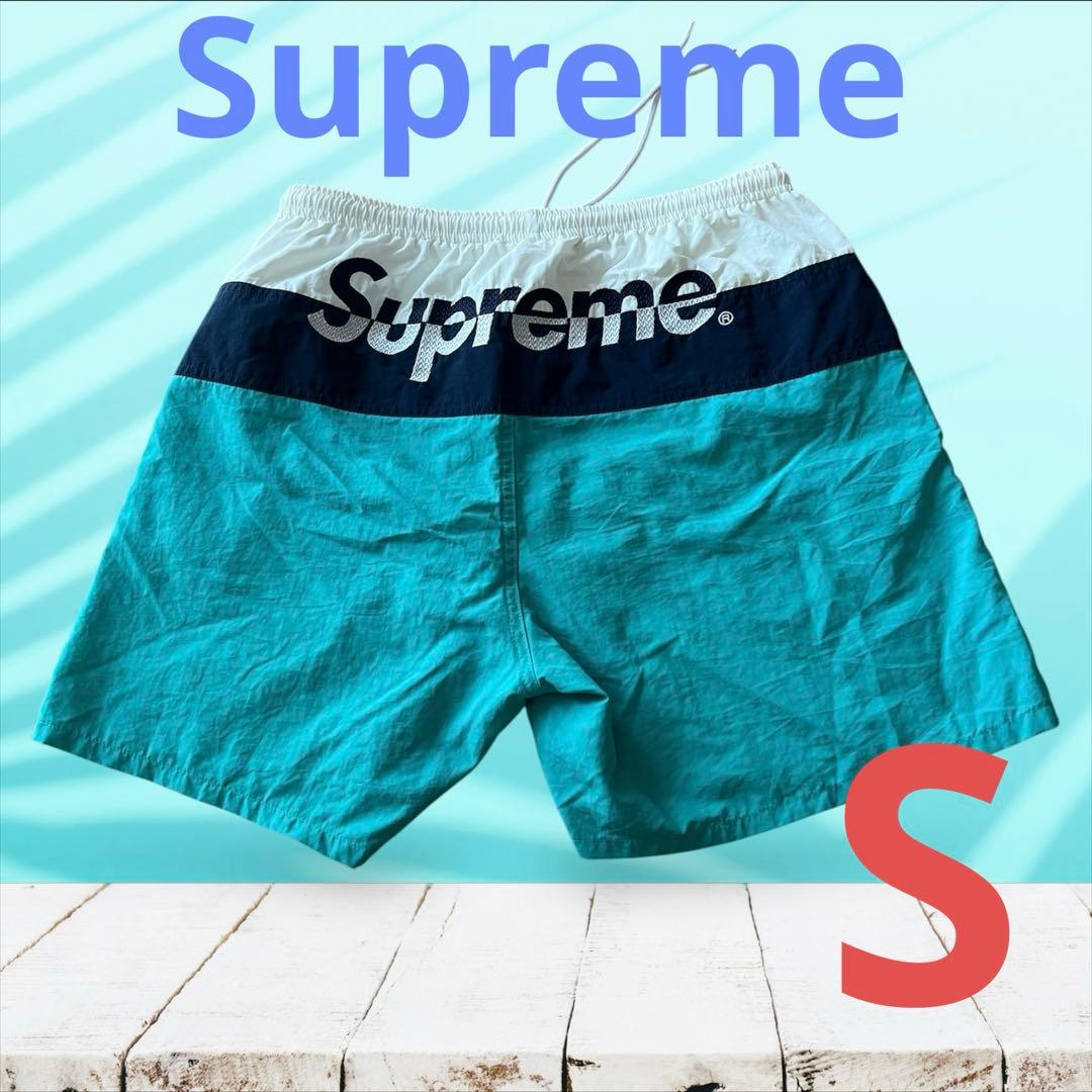 ✨️最終お値下げ✨️Supreme ショートパンツ 水着 ターコイズ/ネイビー