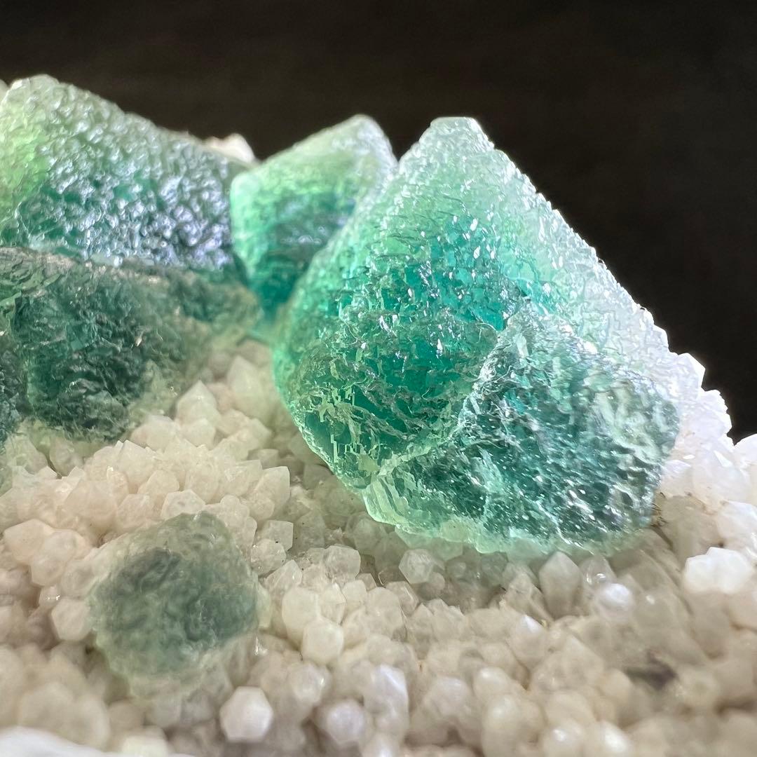 ヤオガンシャン産　ブルーグリーンシュガーフローライト