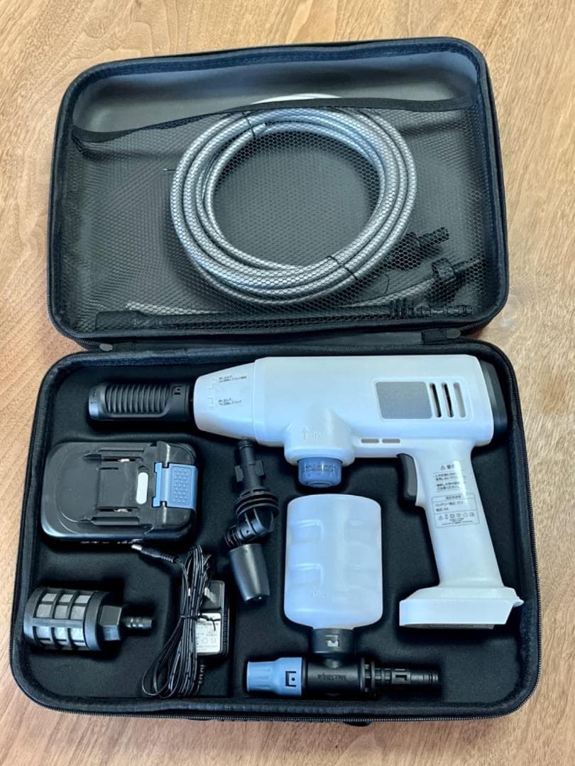 高圧洗浄機 洗車 コードレス 充電式 軽量コンパクト 大容量バッテリー 屋外用