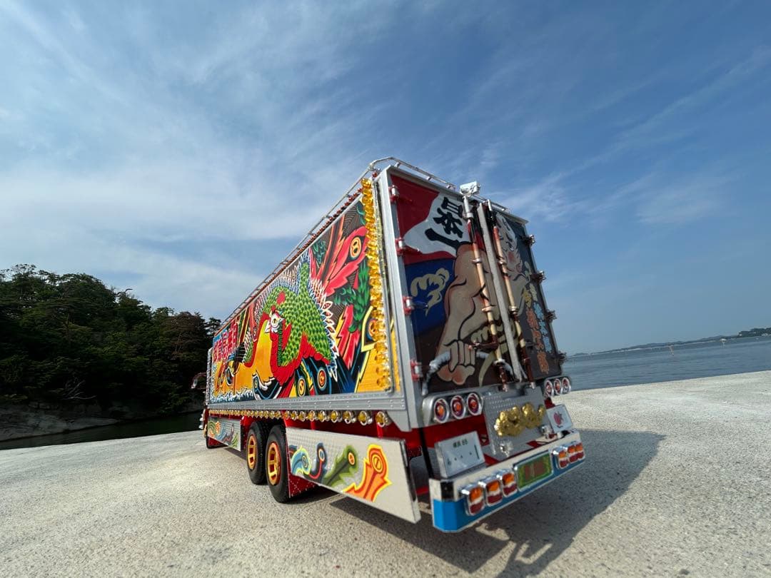 い*り様 トラック野郎一番星故郷特急便デコトラプラモデルアオシマ