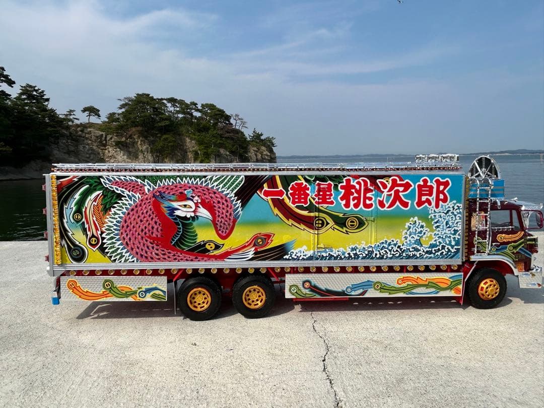 い*り様 トラック野郎一番星故郷特急便デコトラプラモデルアオシマ