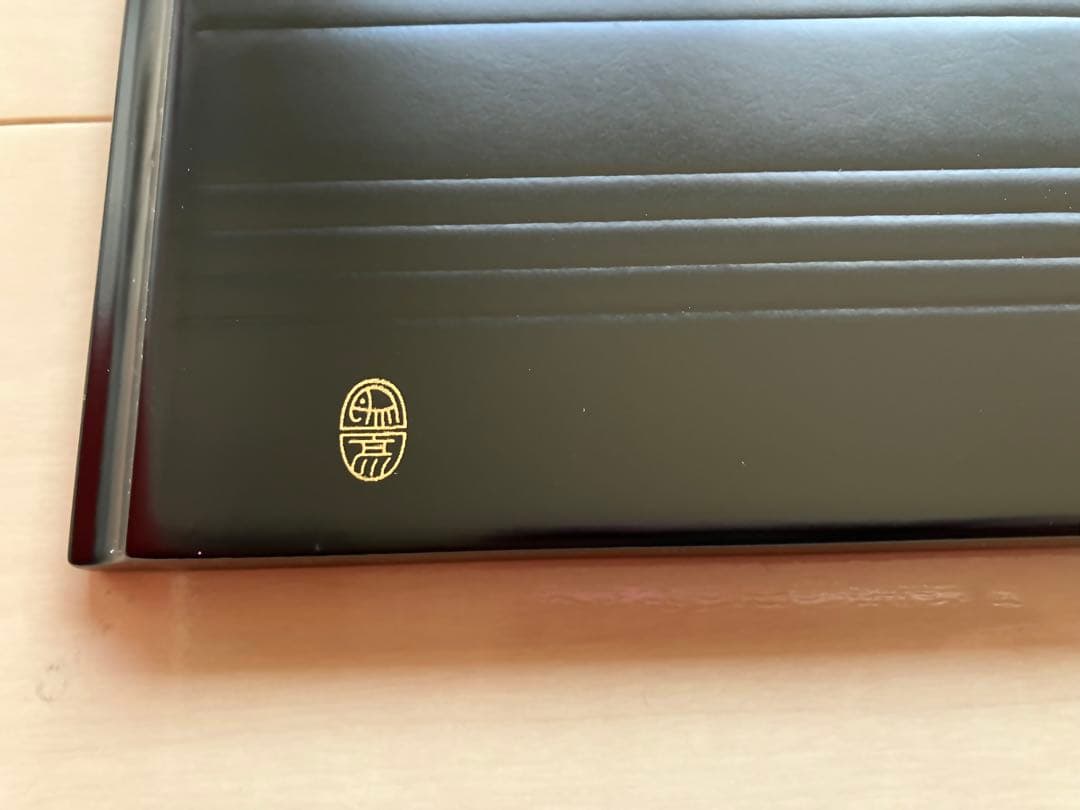 ★【新品】象彦　京漆器　鳳凰　菊　角盆　西村彦兵衛　盆　2枚セット