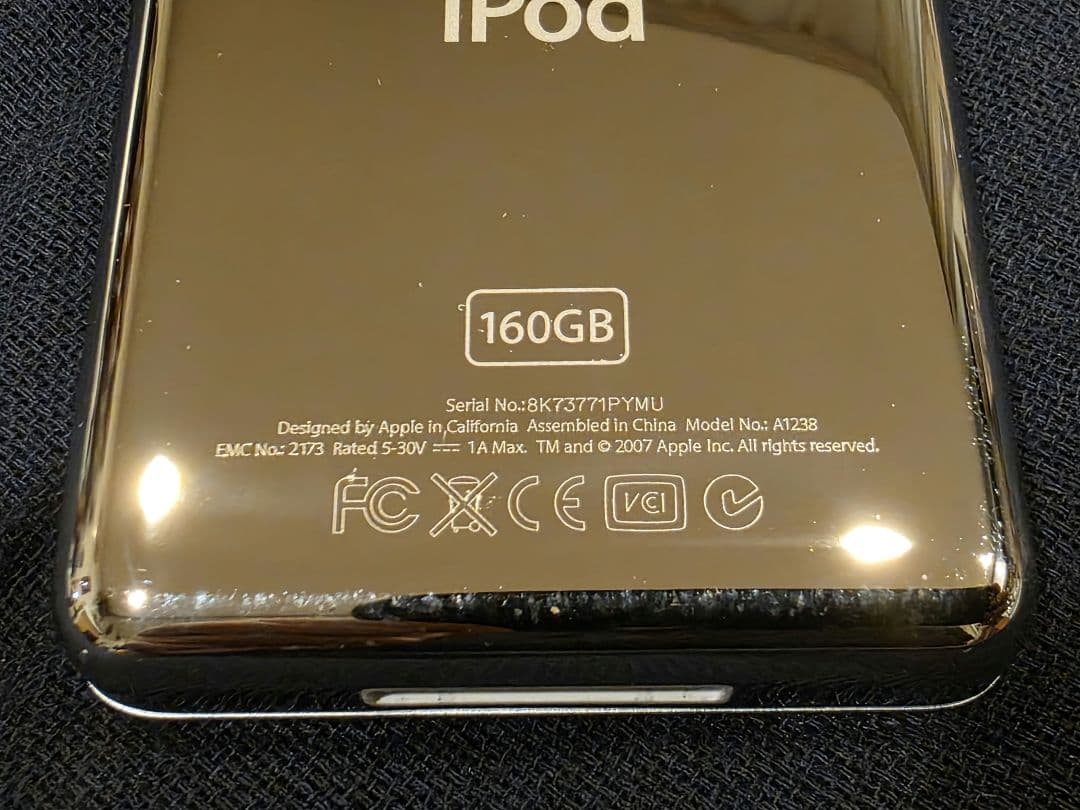 Apple iPod 160GB デジタルオーディオプレーヤー