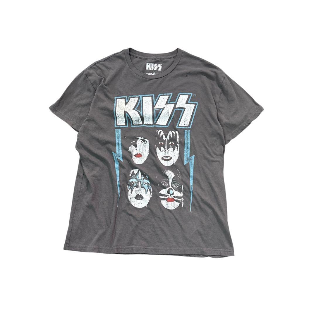 7TSM1【KISS】バンドTシャツ　ロック　古着used