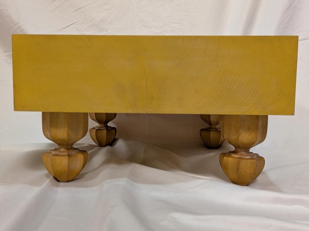 本榧（ほんかや）碁盤　3.8寸　布カバー／盤覆い付き