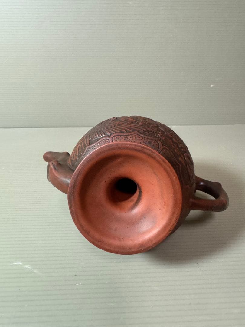 2866 中国茶器 桃型 水滴急須 急須