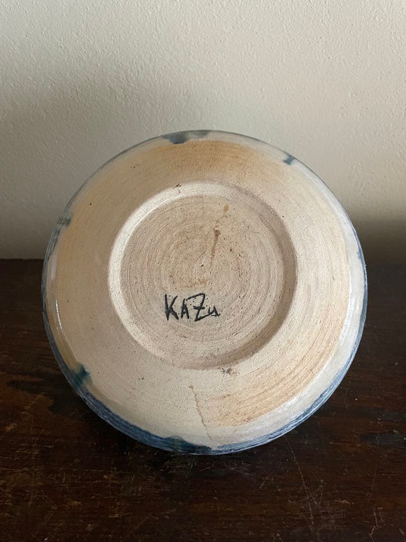 ペルシャ風　銀化釉　器　インテリア　陶器　アート　美術品　ビンテージ　レトロ