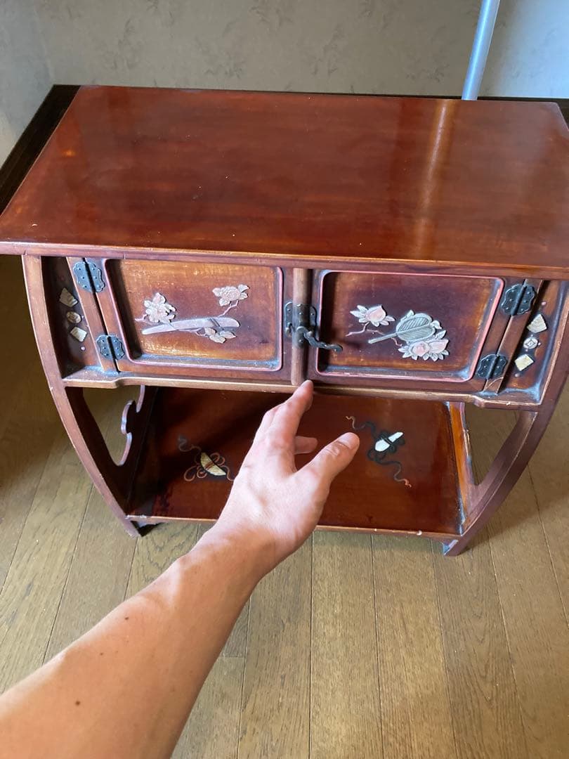 木製　座卓 伝統　和風デザイン　アンティーク　ミニ　机