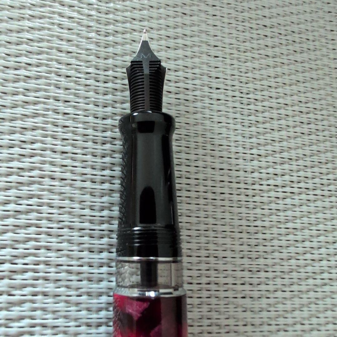 【新品未使用】AURORA オプティマバーガンディ 万年筆 14Kゴールド