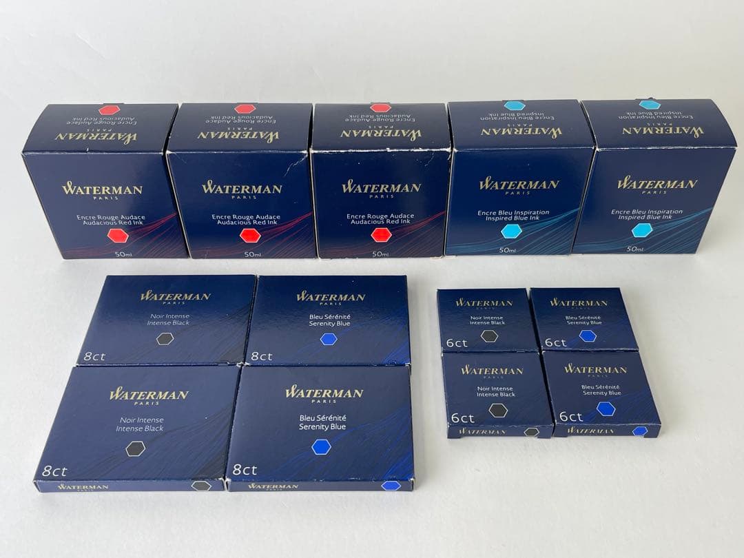 筆記具 ウォーターマン 万年筆用インク・カートリッジ 計13点セット