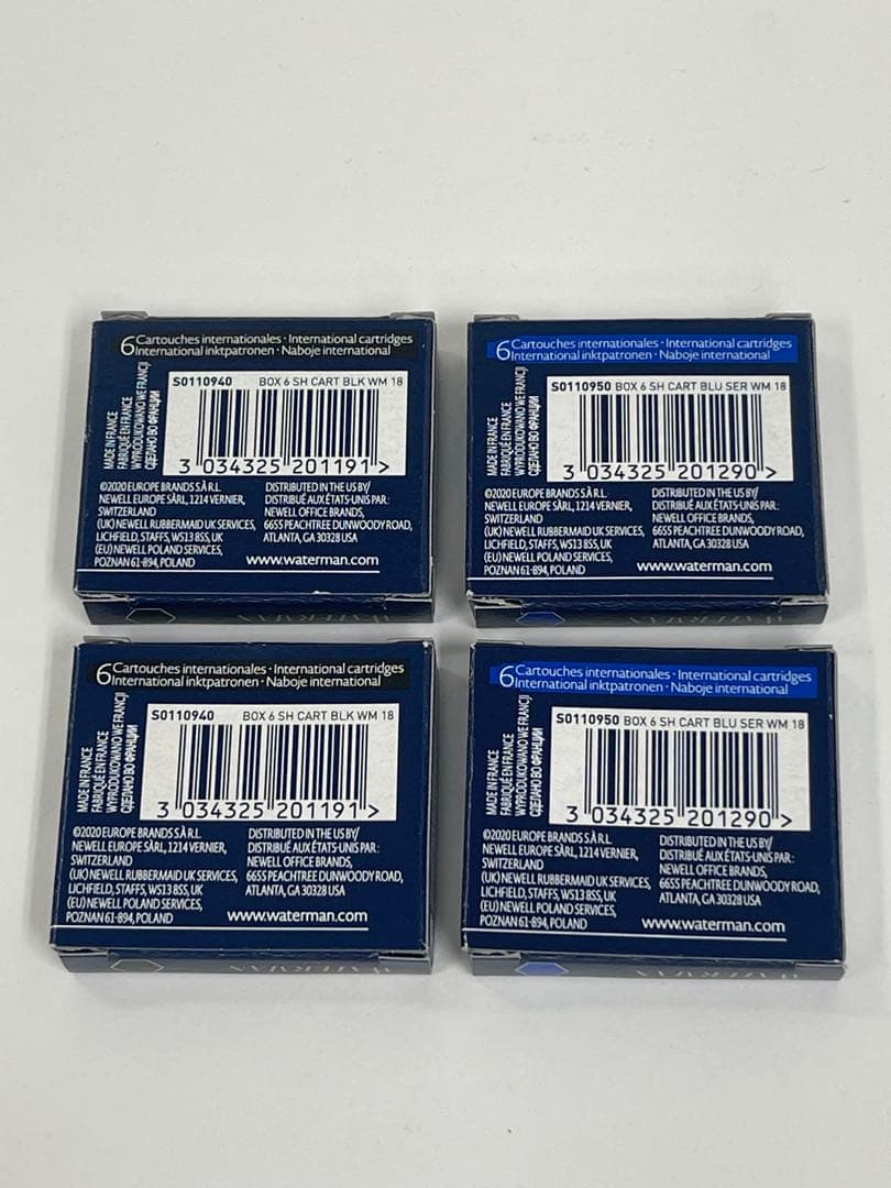 筆記具 ウォーターマン 万年筆用インク・カートリッジ 計13点セット