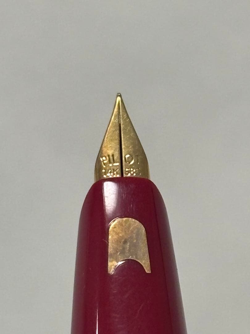 1960年代新品PILOT伸縮式ポケット万年筆パイロットショート　14K レトロ