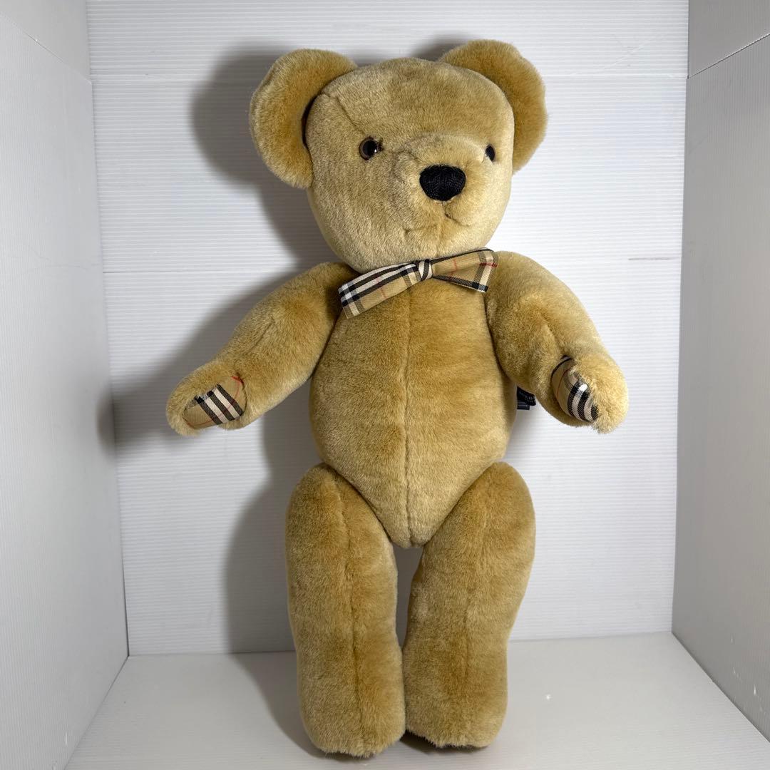 レア！バーバリー クマ ぬいぐるみ テディベア チェック柄 2点セット