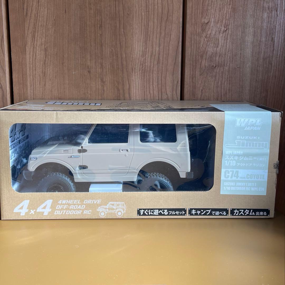 【未使用品】WPL JAPAN ジムニー C74 コヨーテ　限定ステッカー付