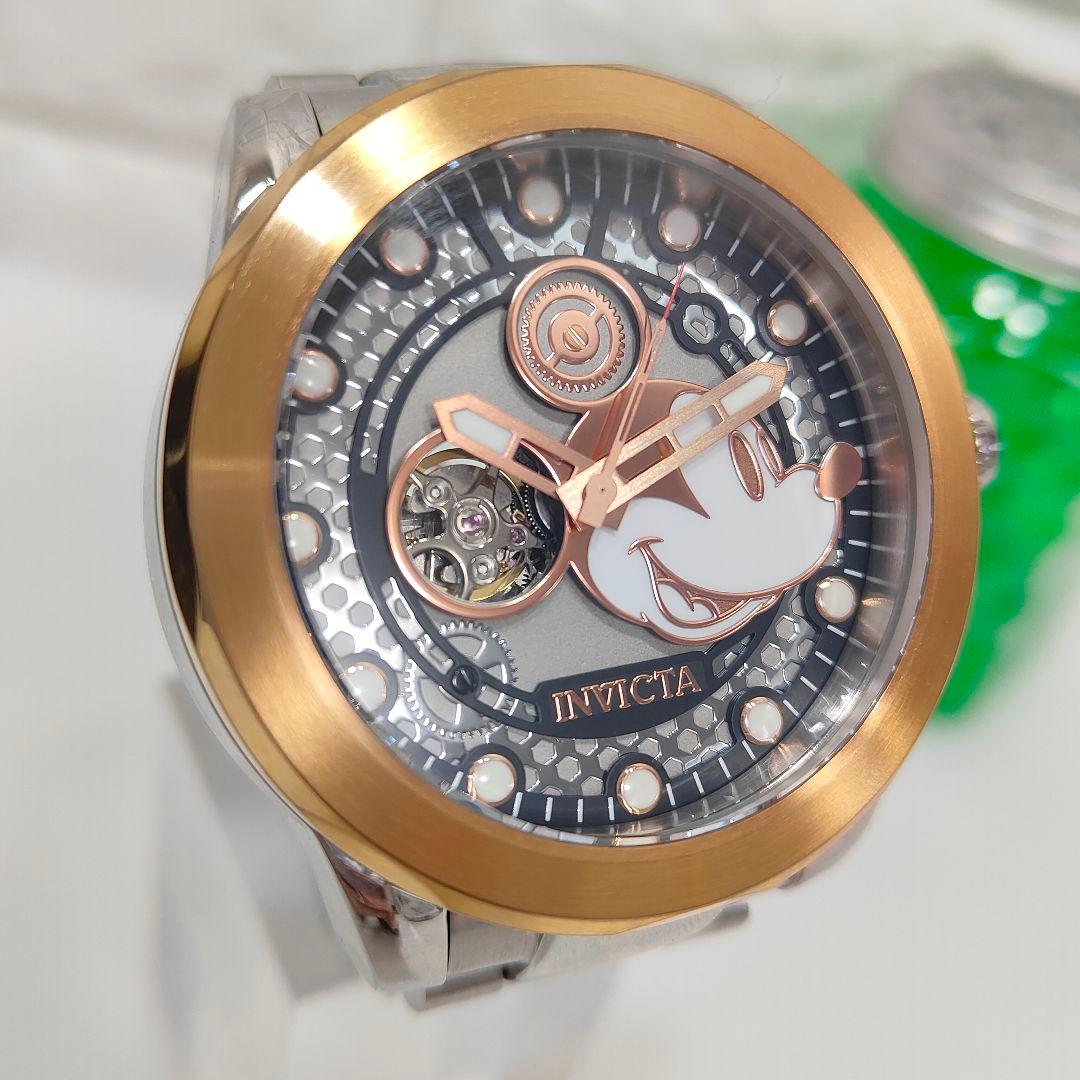 INVICTA ディズニー限定 ミッキーマウス 22744 自動巻 裏スケ 稼働