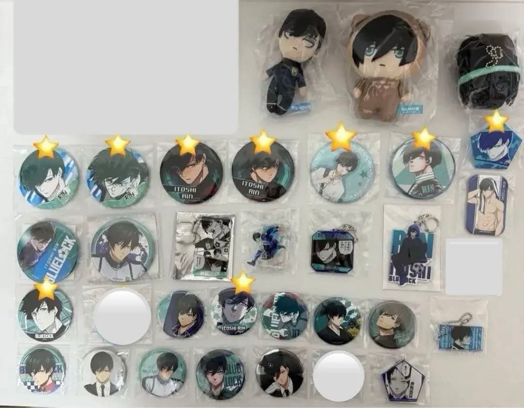 ブルーロック 糸師凛 激レア 缶バッジ アクリル まとめ売り