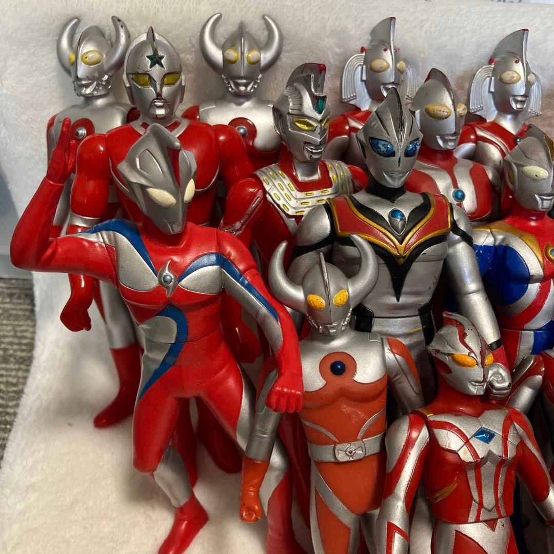 【希少レア】ウルトラマン ソフビ 初期あり 当時物 33体 セット まとめ売り