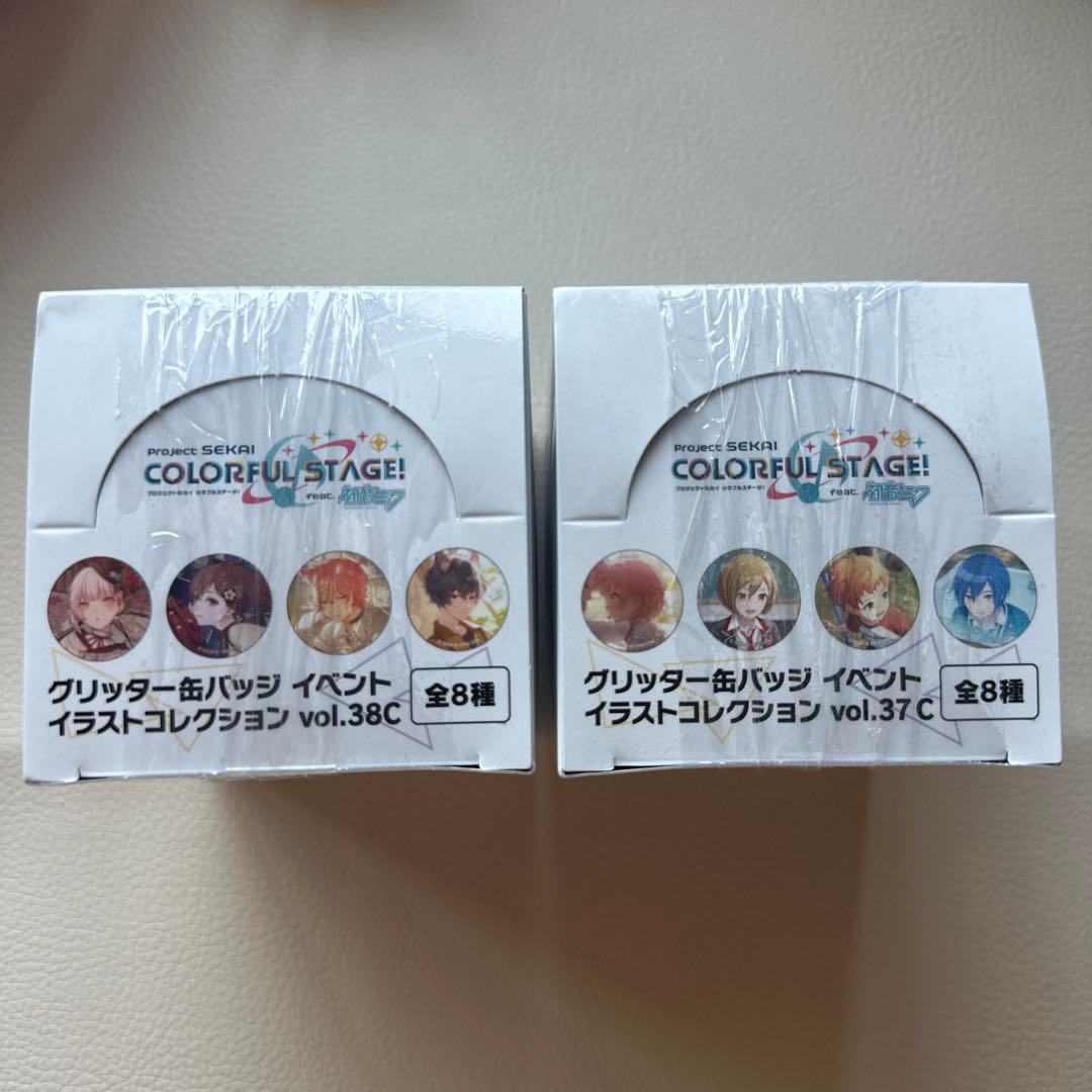 プロセカ　缶バッジ　38C 37C