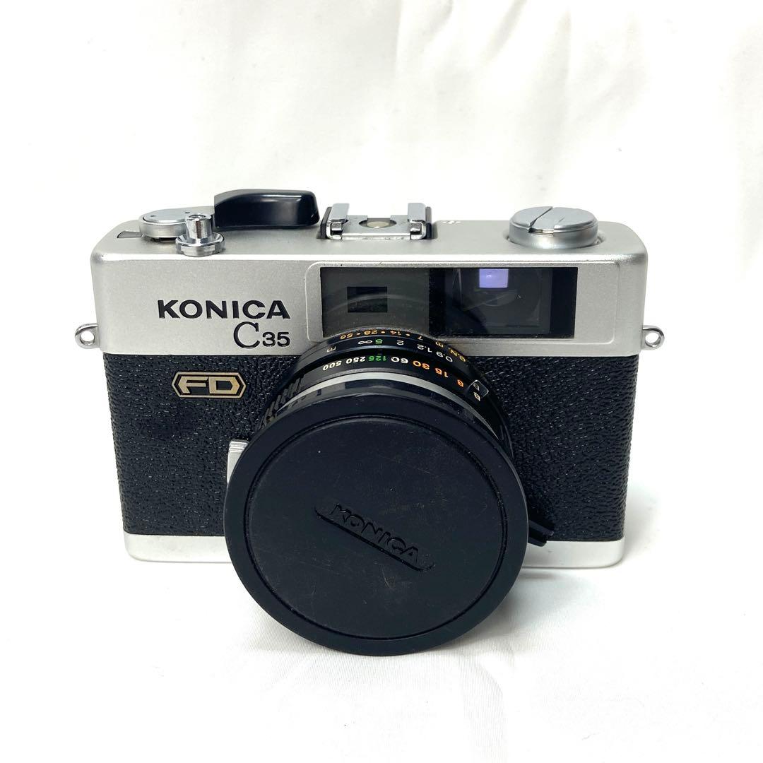Konica コニカ C35 フィルムカメラ 動作品 レトロ ヴィンテージ