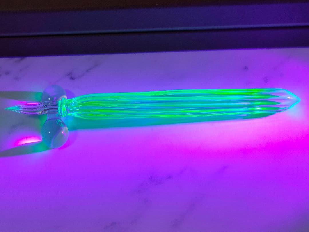 HASE硝子工房 ガラスペン ストライプ　　ギルティータイプ