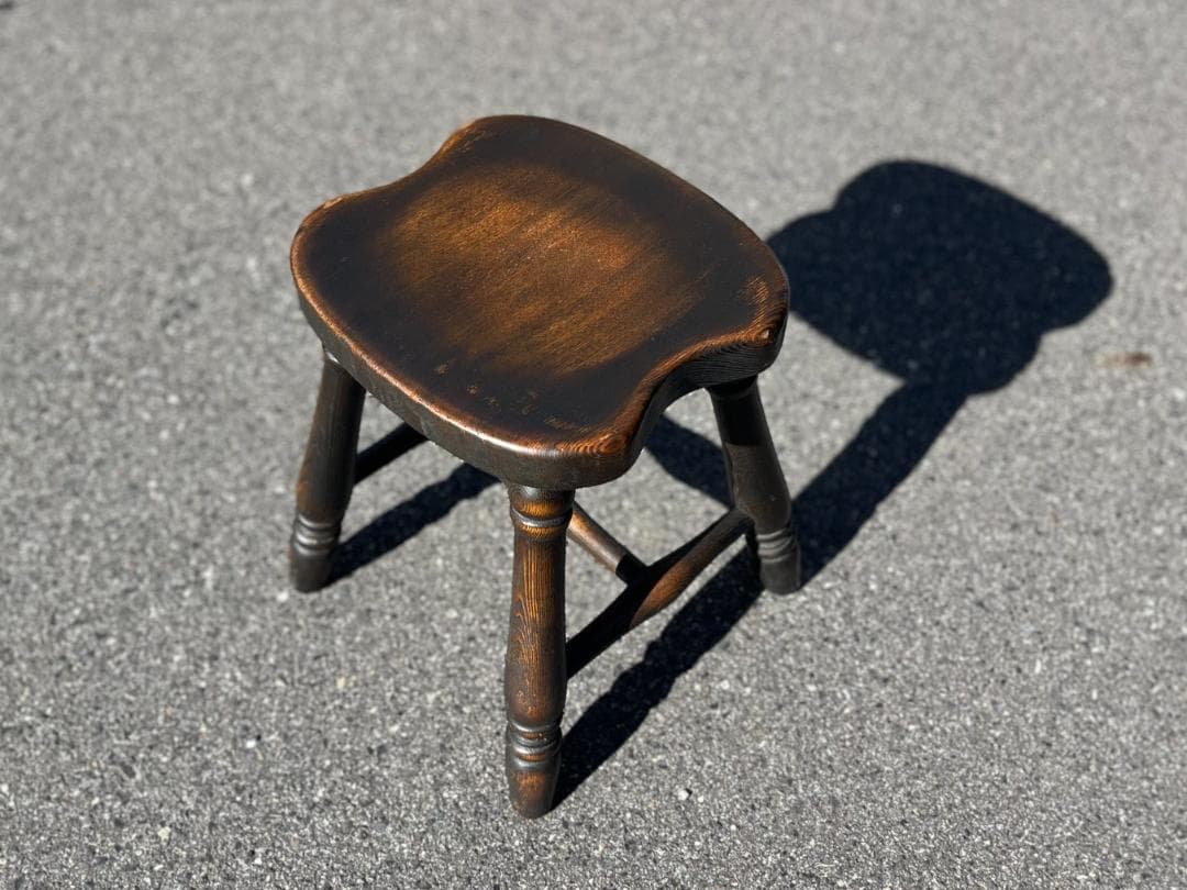 飛騨産業・HIDA／フロンティア（プロヴィンシャル）／オーク材スツール　①