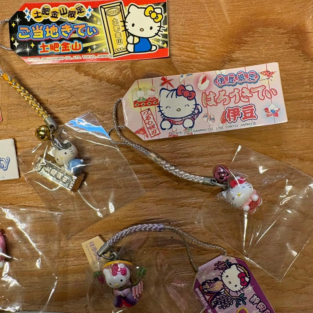 ハローキティ 静岡県内 限定 ご当地ストラップ 10個 セット