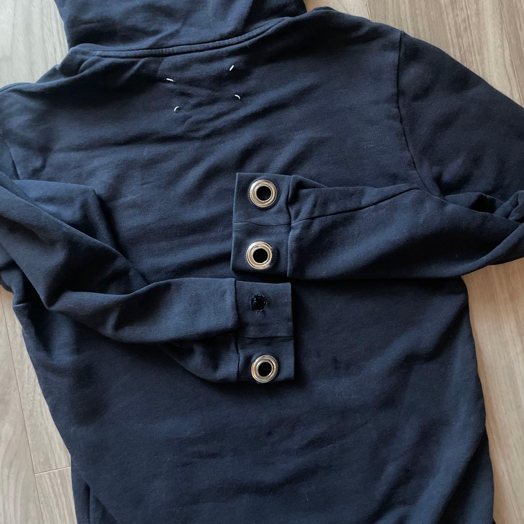 メゾンマルジェラ　ネイビー　パーカー　Maison Margiela