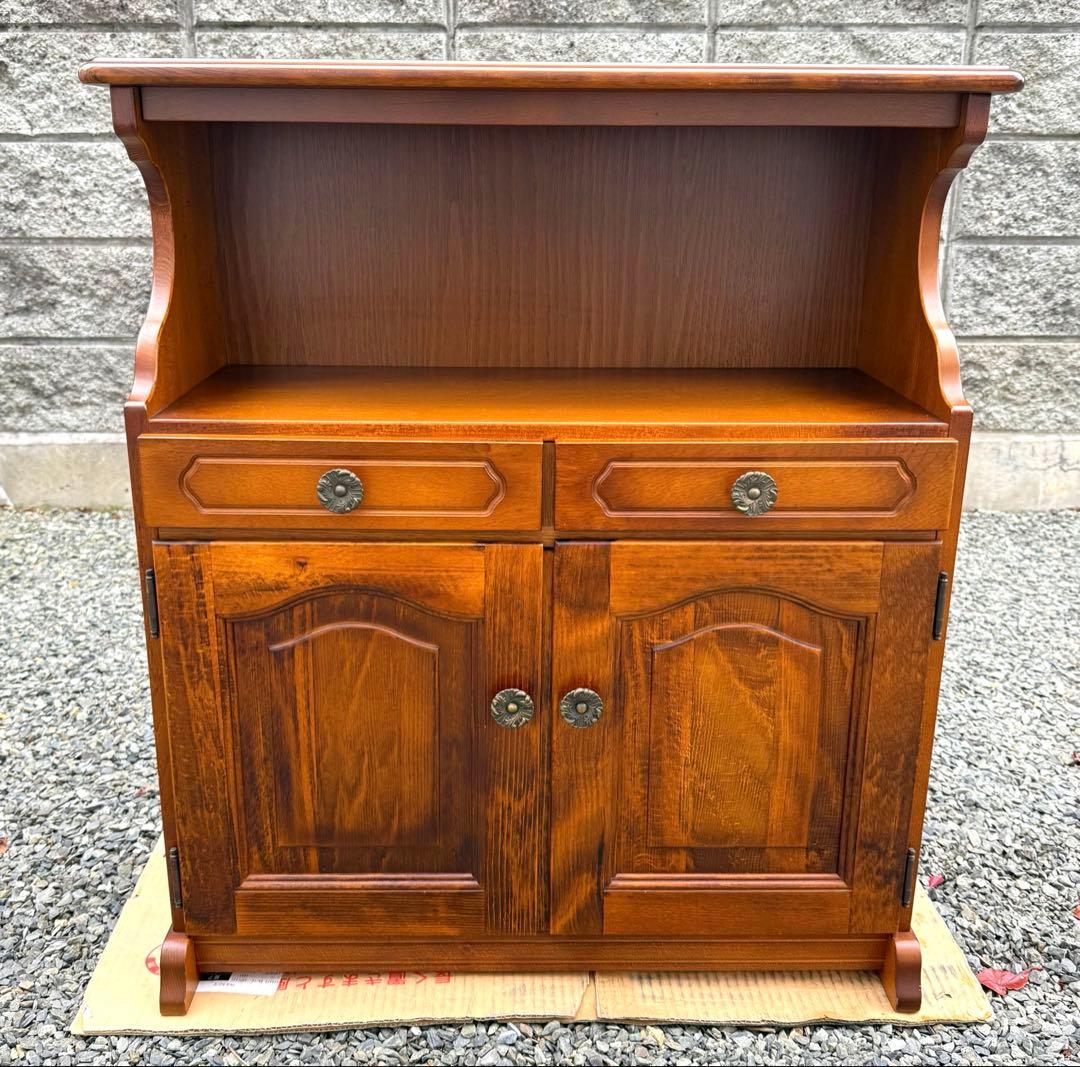 karimoku カリモク コロニアル 電話台 レトロ アンティーク