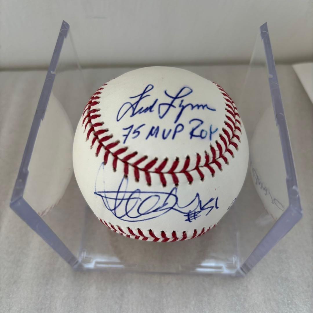 【希少】イチロー＆フレッドリン MLB史上 新人王＆MVP同時受賞者 直筆サイン