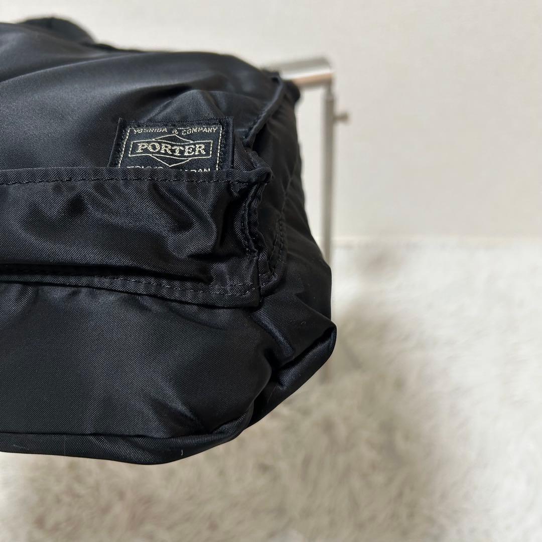 【未使用級✨ブリーフケース】ポーター　ビジネスバッグ　黒　ナイロン　通勤　メンズ