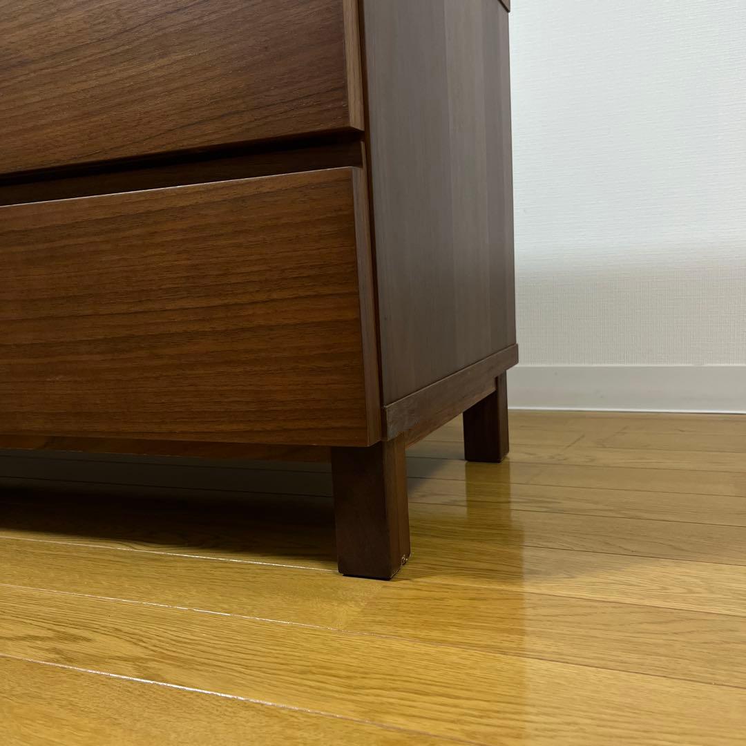 無印良品　テレビボード／テレビ台　ウォールナット材　W150