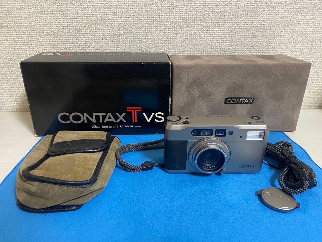 【ジャンク】Contax TVS 元箱・ケース付き コンタックス フィルムカメラ