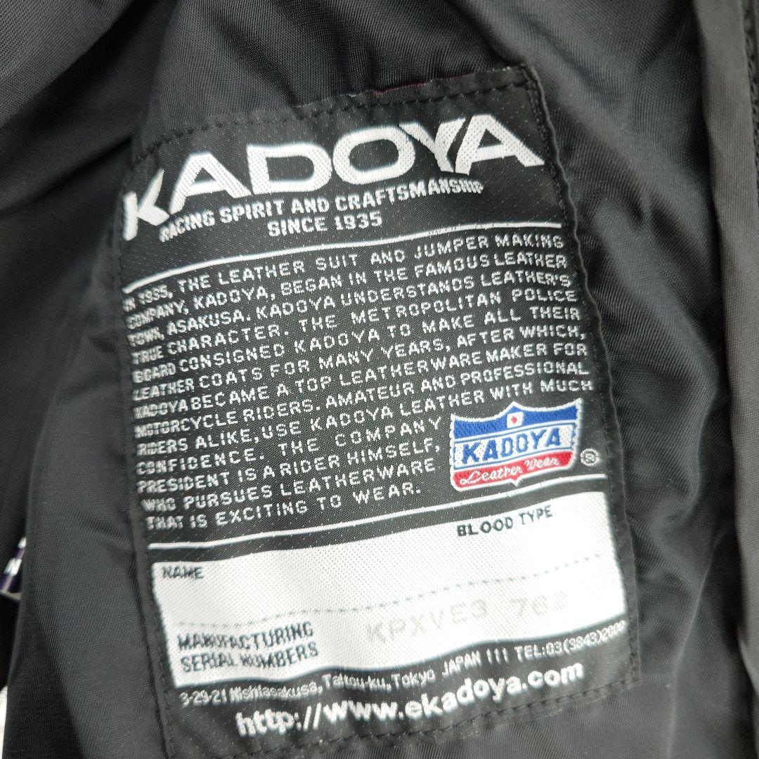 カドヤ　バレンツエボ　ライダースジャケット　KADOYA　Lサイズ