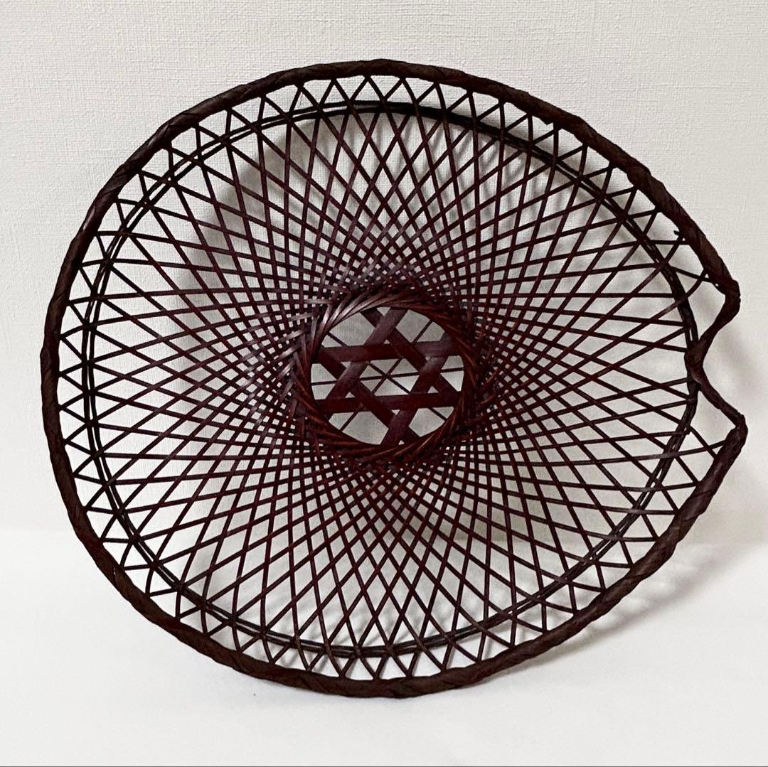 団扇 竹編み うちわ