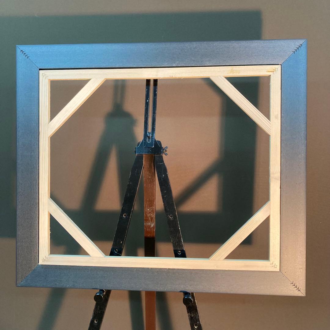 F12号 油絵用 額縁 樹脂製 Bウッド