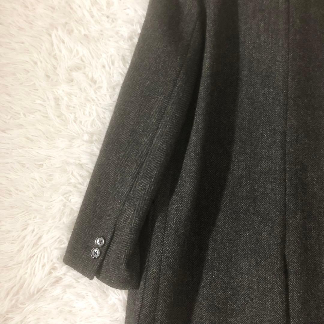 極美品 マーガレットハウエル 21AW ブリティッシュウールツイードコート