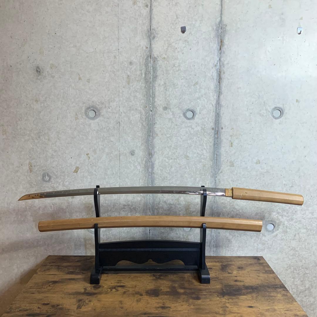 【模造刀】白鞘 太刀 直刃 全長98センチ 高級