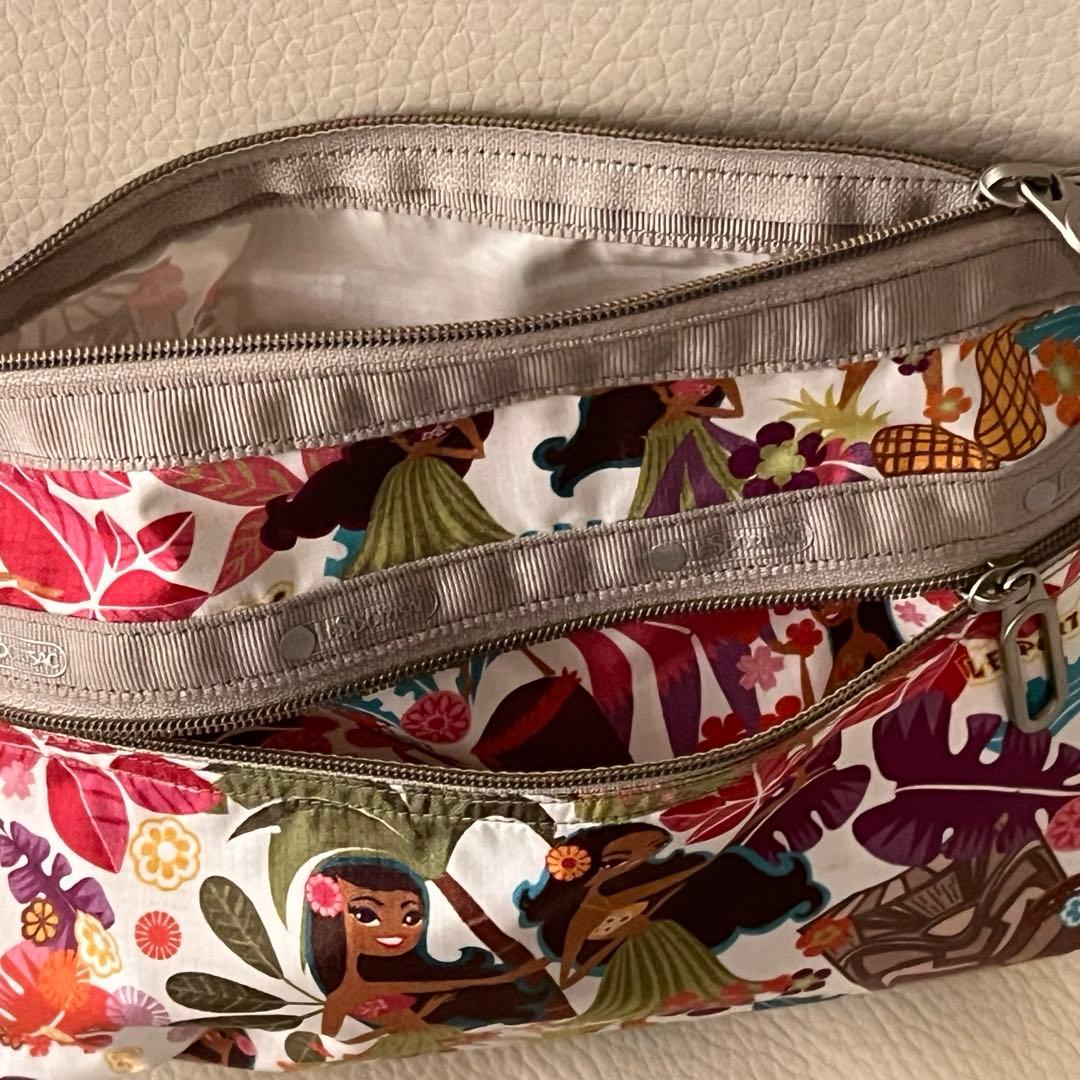 【新品未使用】レスポ　ハワイ限定フラガール　ラージウィークエンダー　ポーチ付き❣️