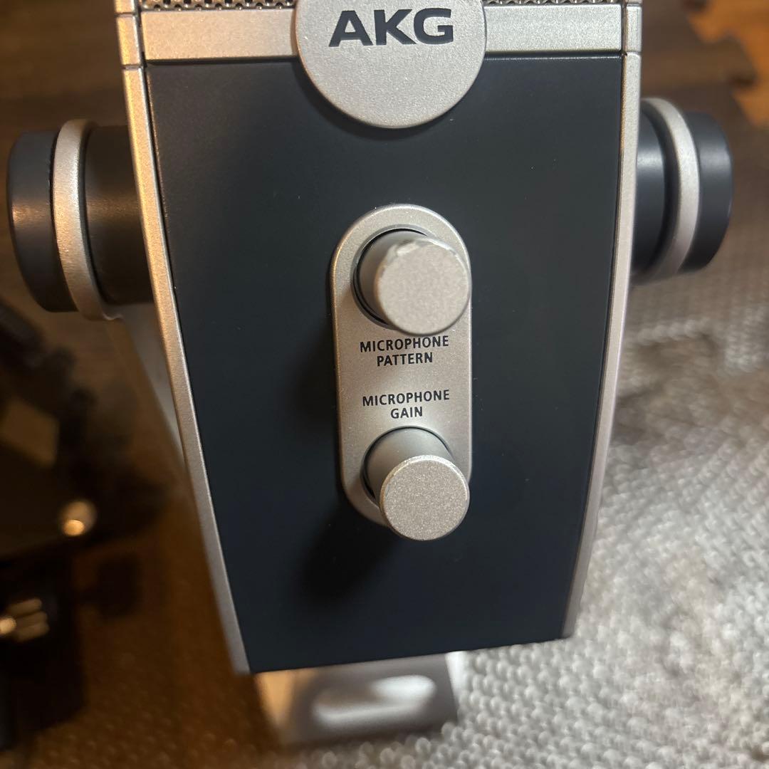 AKG LYRA USB コンデンサーマイク　スタンド　ヘッドフォンセット