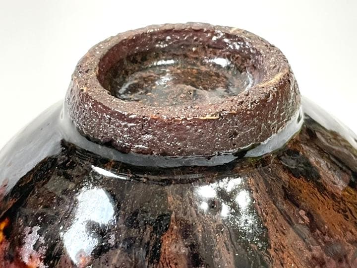 作家物　船木研児　船木研兒　指描　筒茶碗　抹茶碗　民芸　民藝　バーナードリーチ