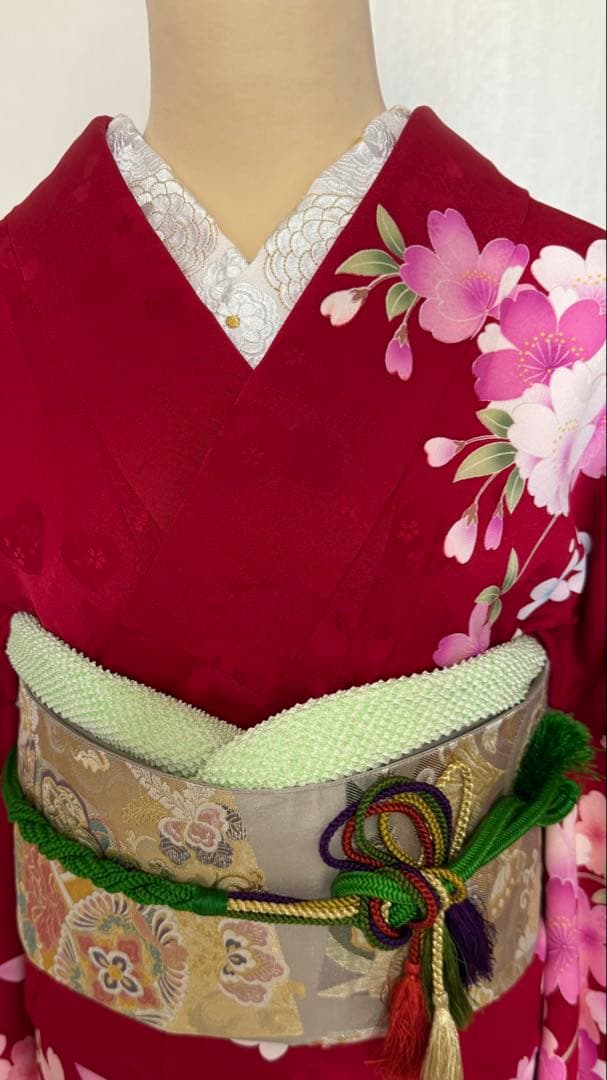 ♪*♪様 美品　裄７１ｃｍ　豪華４点セット　ブランド「anan」刺繍振袖