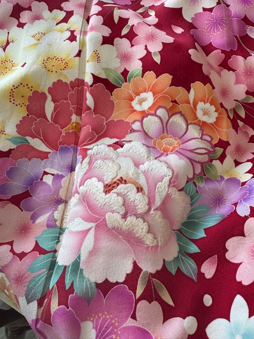 ♪*♪様 美品　裄７１ｃｍ　豪華４点セット　ブランド「anan」刺繍振袖