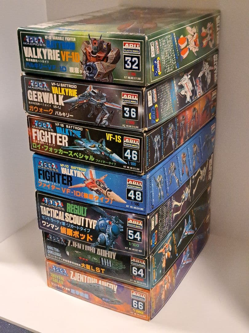 ARII「マクロスシリーズ」プラモデル7種まとめ売り
